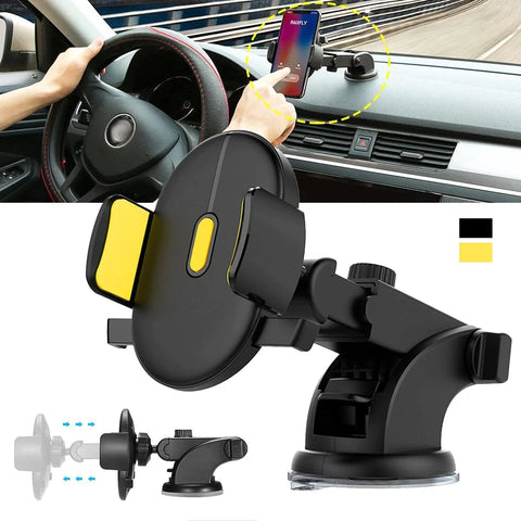 Automatically Locking Windshield Phone Holder - Universal FIt