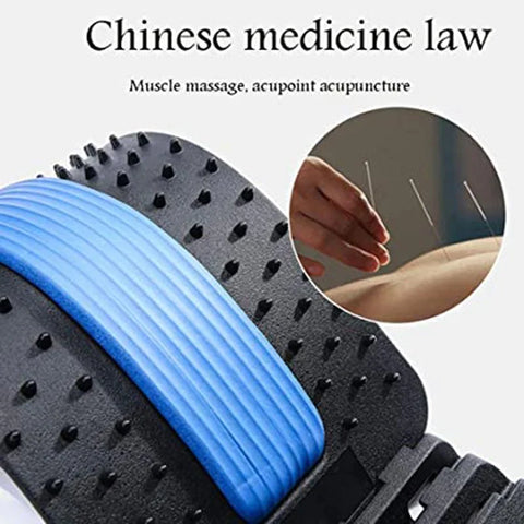 Back Pain Relief - Acupressure Back Stretcher and Massage Ball Set