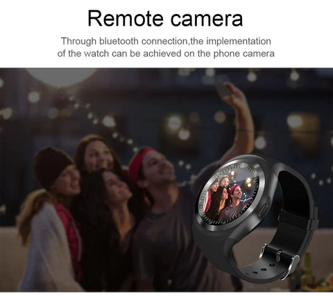 Bluetooth Android SmartWatch GSM Sim Remote Camera