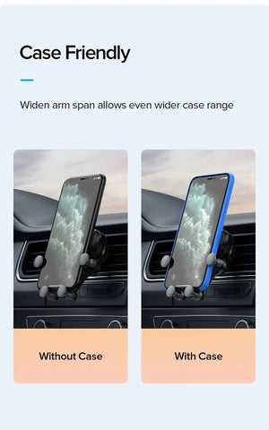 Car Phone Mount Air Vent Phone Holder for Car One-Touch Compatible Car Holder