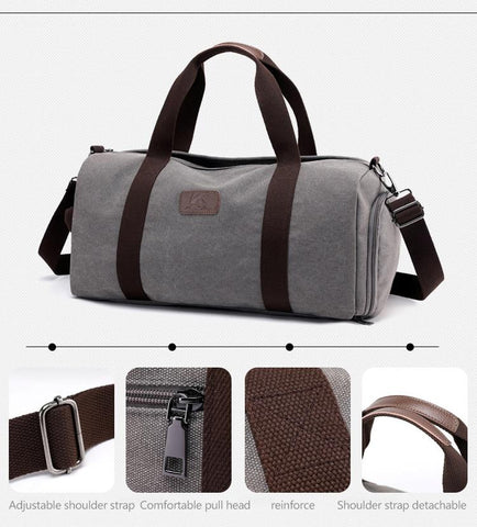 Casual Duffle Bag Weekender Duffel Bag for Men and Women