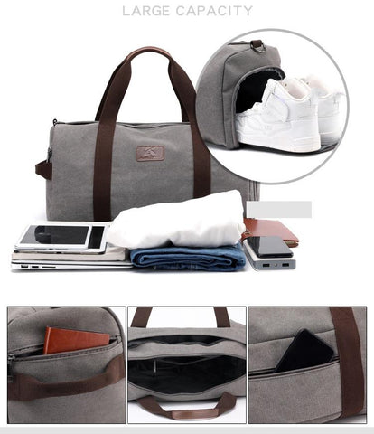 Casual Duffle Bag Weekender Duffel Bag for Men and Women