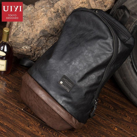 Fashion Travel Backpack - Fashionable Leather Laptop Backpack