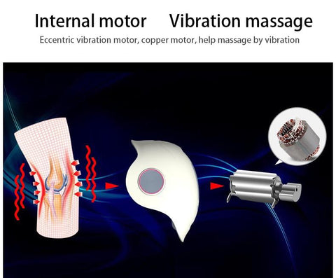 Cordless Compression Knee Massager with Heat and Kneading