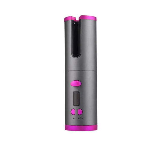 Cordless Hair Curler, Automatic Curling Iron with 6 Adjustable Temperature