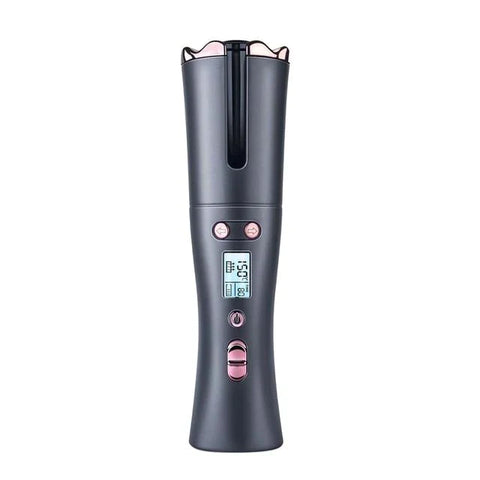 Cordless Hair Curler, Automatic Curling Iron with 6 Adjustable Temperature