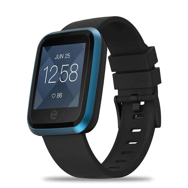 Crystal Smart Fitness Waterproof Smartwatch For Android IOS EvoFine Blue 