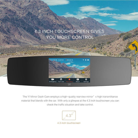 Dual Dashboard Touch Screen Dash Cam