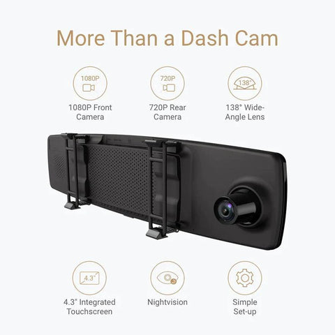 Dual Dashboard Touch Screen Dash Cam