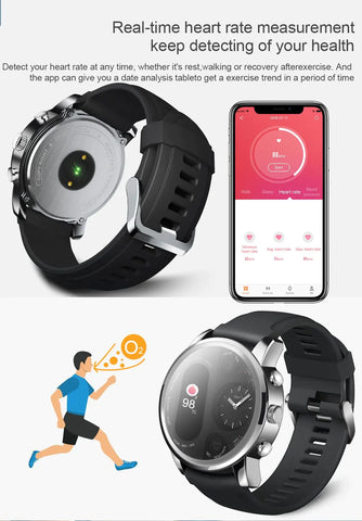 Dual Display Waterproof SmartWatch for Android and iOS