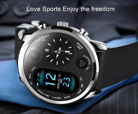 Dual Display Waterproof SmartWatch for Android and iOS