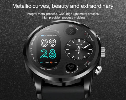 Dual Display Waterproof SmartWatch for Android and iOS