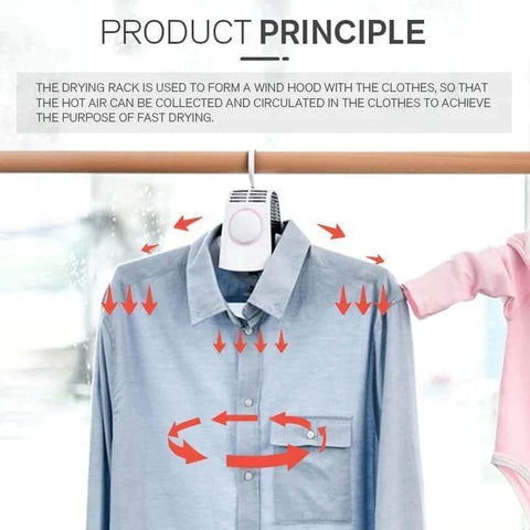 Electric Clothes Drying Rack - Portable Clothes Dryer