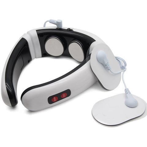 Electric Neck Massager, Portable 3D Pulse Back and Neck Massage Relaxation Equipment