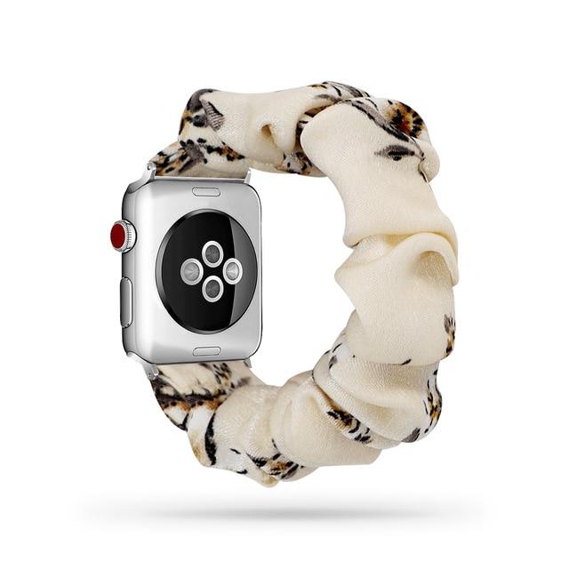 EvoFine Watch Band Compatible for Apple Watch Band Smartwatch EvoFine United States Beige Floral 42mm or 44mm