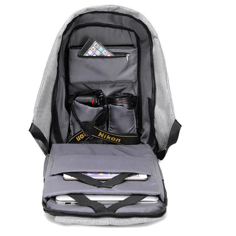 Anti Theft Backpack - USB Charging Travel Friendly