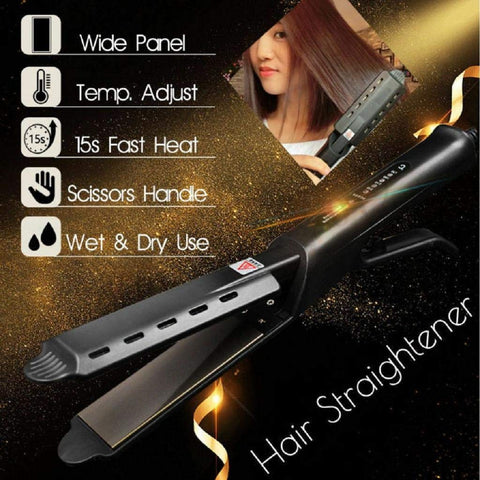 Flat Iron Hair Straightener and Curler