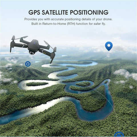 Foldable GPS Drone with 4K Camera for Adults