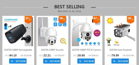 Home Security Camera Wireless Surveillance HD Plug-in Indoor WiFi Camera System