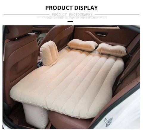 Inflatable Car Seat Mattress - Portable Outdoor Travel Sofa