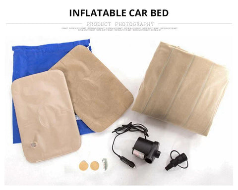 Inflatable Car Seat Mattress - Portable Outdoor Travel Sofa