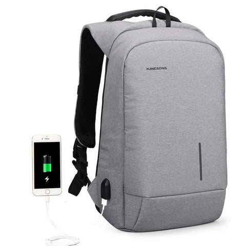 Laptop Anti theft Backpack- Password Lock & Phone Charging