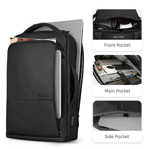 Large Capacity Travel Backpack - Anti thief Laptop Backpack With USB Port