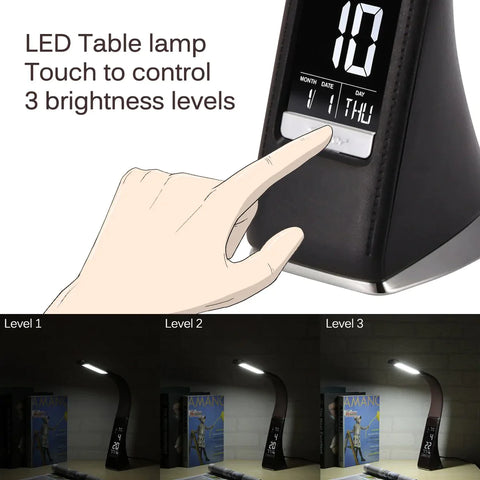 LED Desk Lamp, Eye-Caring Table Lamp