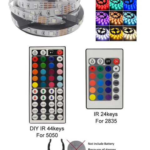 LED Strip Lights Waterproof Flexible RGB Tape Lights