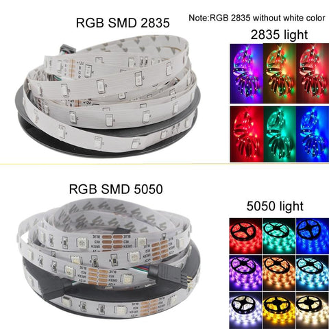 LED Strip Lights Waterproof Flexible RGB Tape Lights