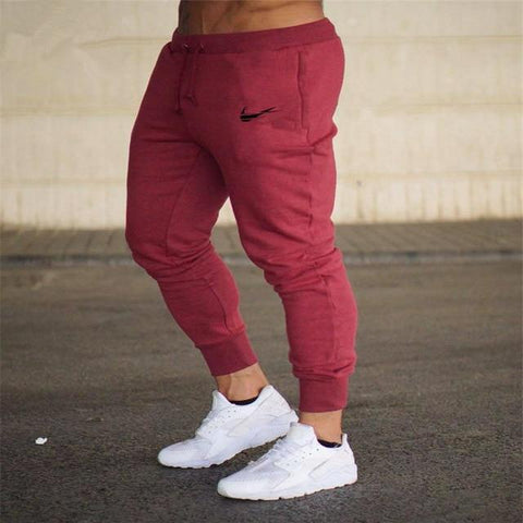 Men Joggers Casual Pant Evofine Red-3 XL 