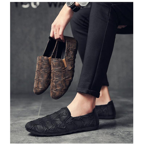 Mens Fashion Casual Shoes Slip-on Driving Style Loafer