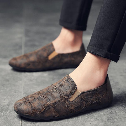 Mens Fashion Casual Shoes Slip-on Driving Style Loafer