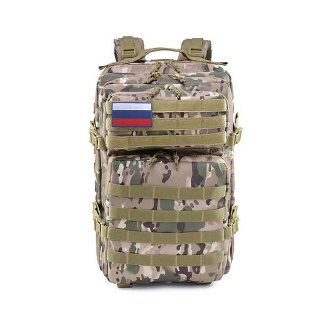 Military Tactical Backpack - Ultimate Waterproof Packs Backpack EvoFine Cam-RU 