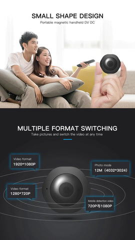 Mini WiFi Camera - Wireless Hidden HD 1080P Portable Small Camera