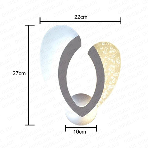 Modern LED Wall Lamp - Living Room Bedside Bubble Wall Light