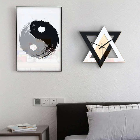 Modern Silent Wall Clock for Bedroom & Living Room