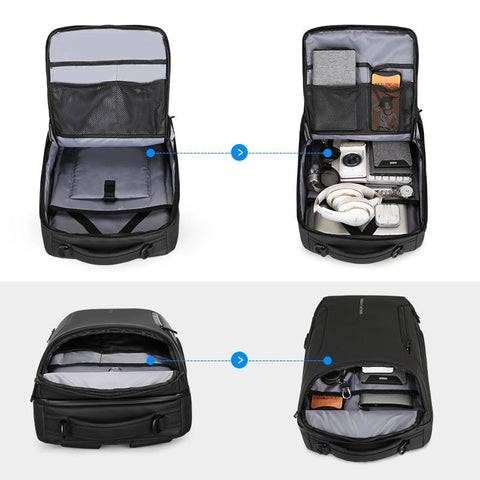 Anti-thief Fashion Backpack 15.6 inch Laptop USB Charging Travel Bag