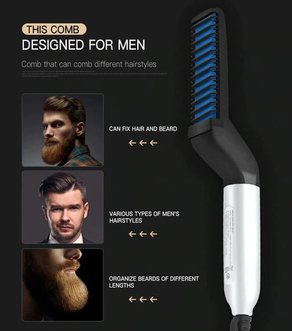 Multifunctional Hair Comb Beard Straightener