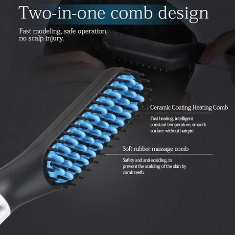 Multifunctional Hair Comb Beard Straightener