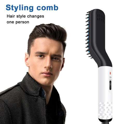 Multifunctional Hair Comb Beard Straightener