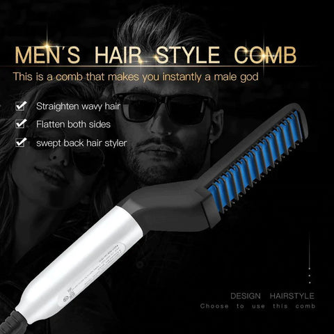 Multifunctional Hair Comb Beard Straightener