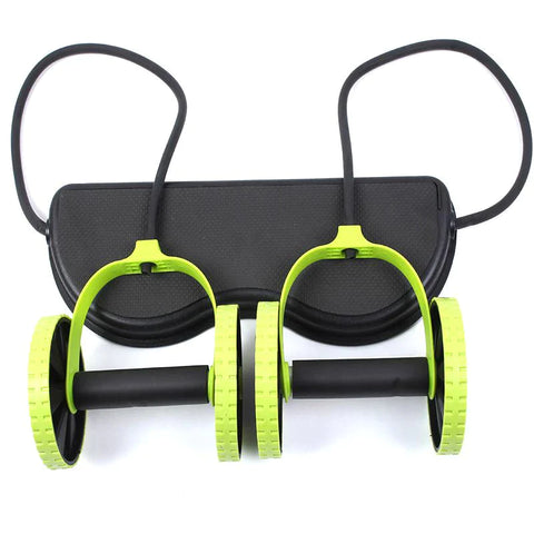New Sport Core Double AB Roller Wheel Fitness Exercises Equipment