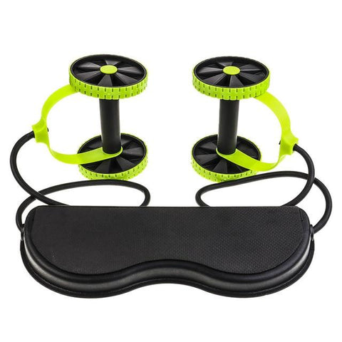 New Sport Core Double AB Roller Wheel Fitness Exercises Equipment AB Roller EvoFine 
