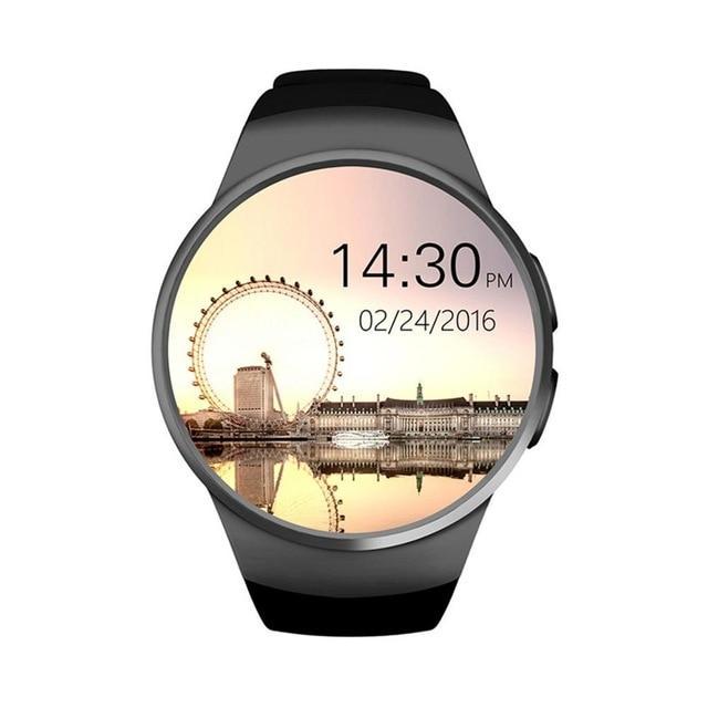 Passometer Monitor Heart Rate Support Smartwatch for IOS Android Evofine Black 