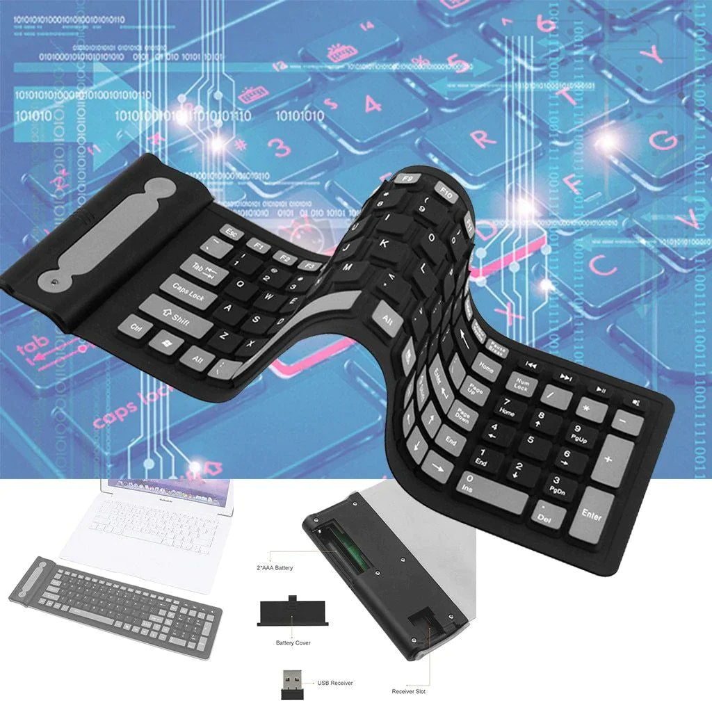 Portable Flexible Wireless Keyboard