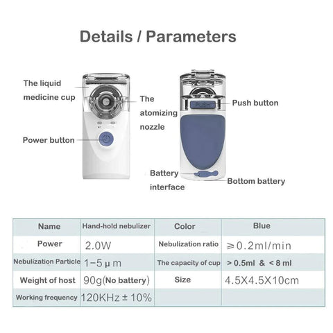 Portable Handheld Nebuliser