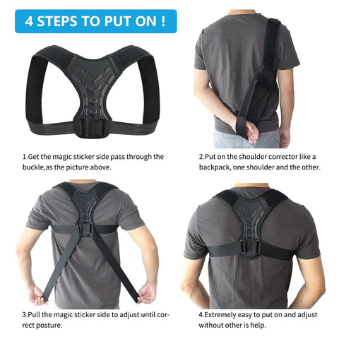 Posture Corrector For Men And Women, Upper Back Brace For Clavicle Support