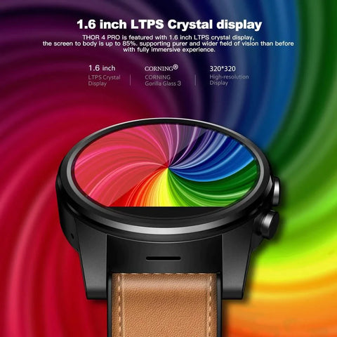 PRO 4G SmartWatch 1.6 inch Crystal Display GPS/GLONASS