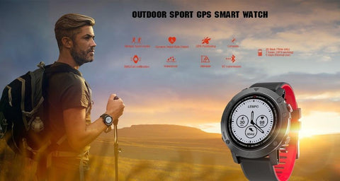 PRO Rugged Smartwatch GPS Heart Rate Monitor Smart watch